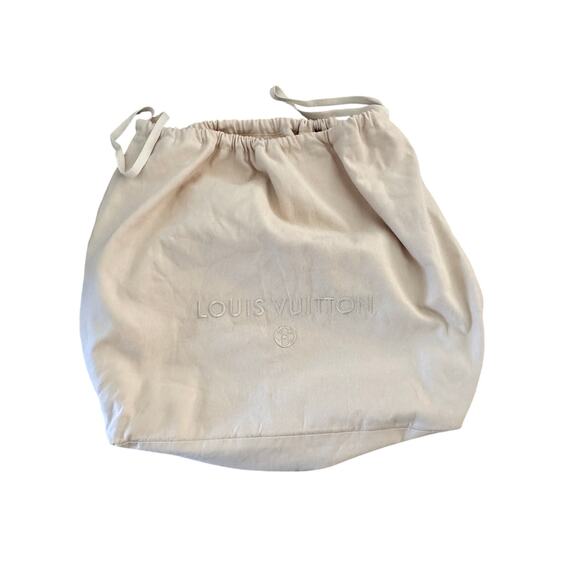 Louis Vuitton White 100% Cotton Drawstring Dust Bag - Picture 1 of 6